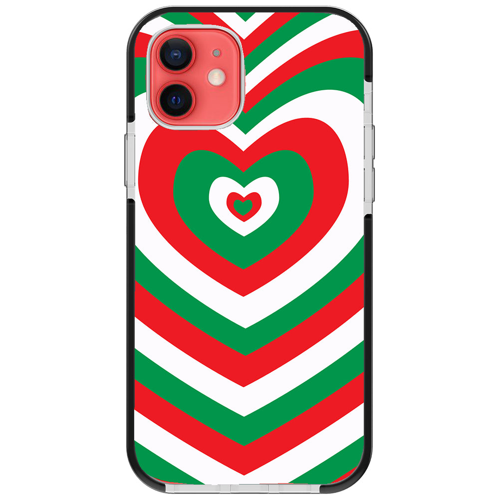 Candy Cane Impact iPhone Case