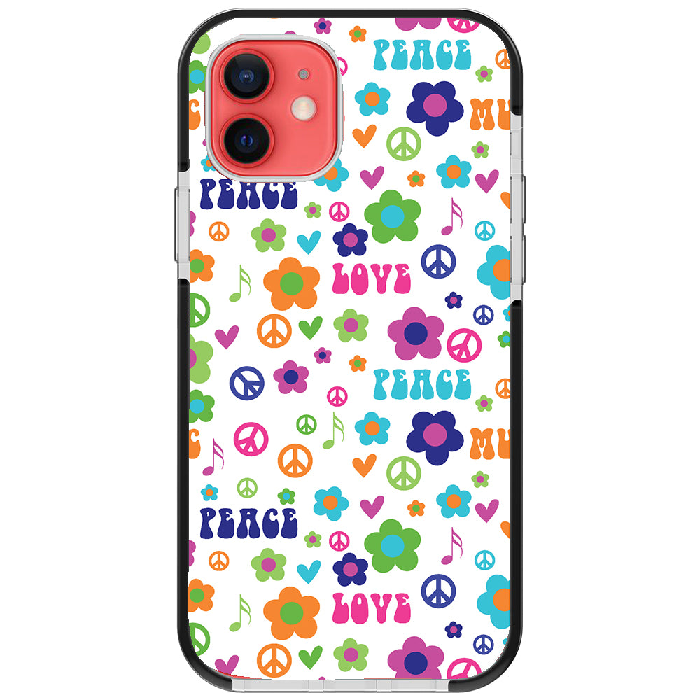 Love and Peace Impact iPhone Case