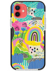 Rainbow Patches Impact iPhone Case