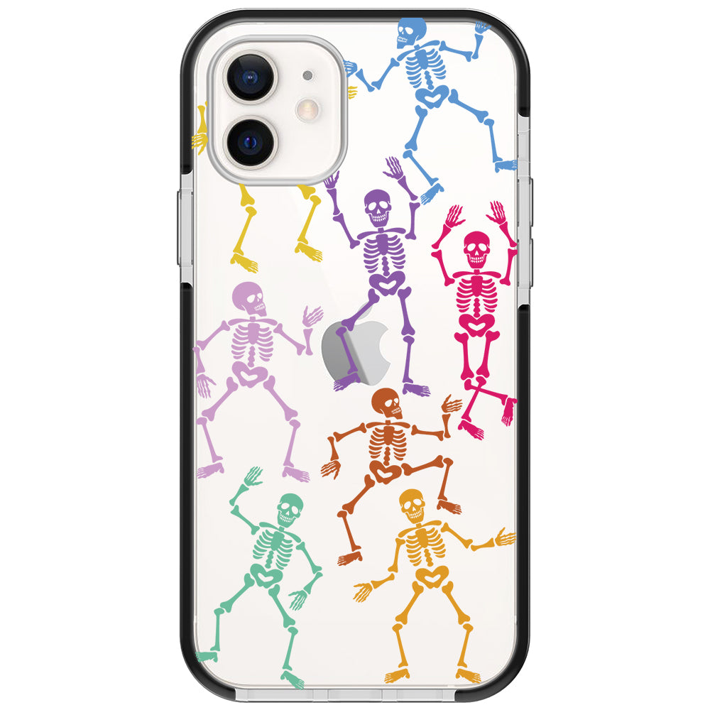 Dancing Skeleton Impact iPhone Case