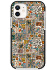 Spring Groovy Pattern Impact iPhone Case