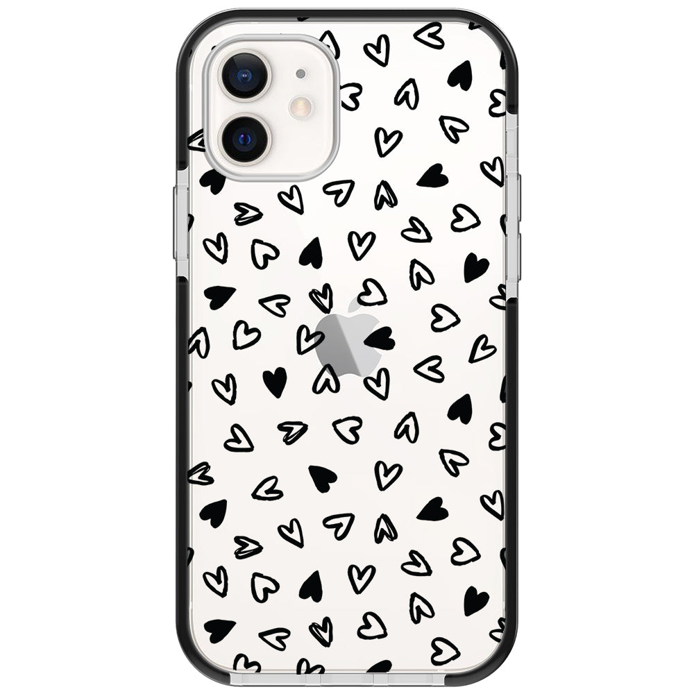 Little Hearts Impact iPhone Case