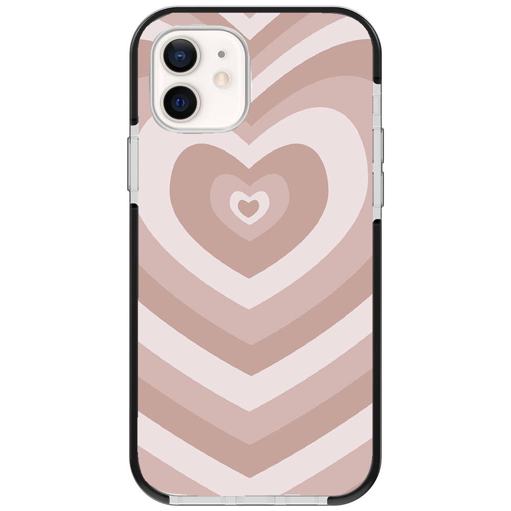 Nude Heart Impact iPhone Case