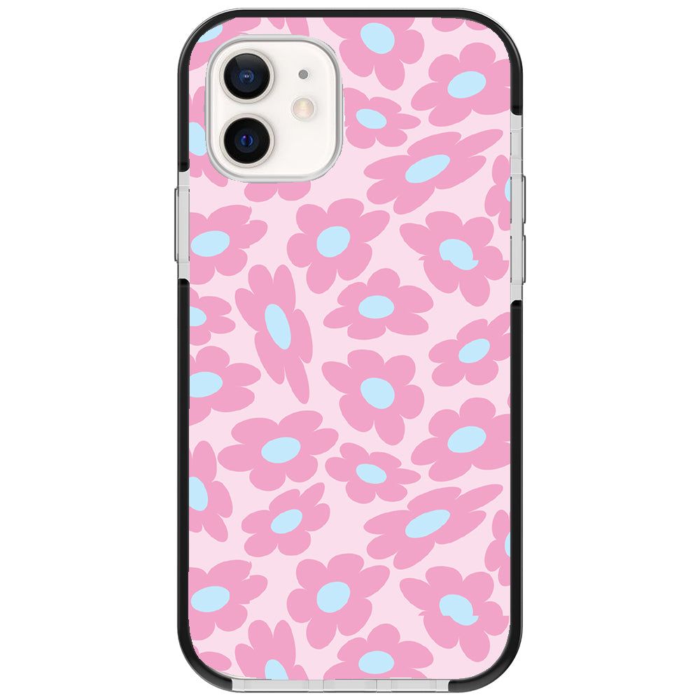 Pastel Warped Flower iPhone Case