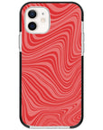 Psychedelic  Red Swirl iPhone Case