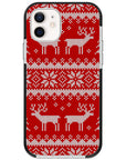 Ugly Sweater Red White Impact iPhone Case