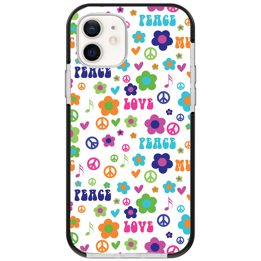 Love and Peace Impact iPhone Case