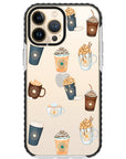 Pumpkin Spice Latte Collage iPhone Case