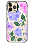 Ageratum Floral Impact iPhone Case