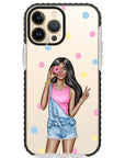 Donut Girl iPhone Case