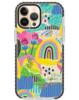 Rainbow Patches Impact iPhone Case