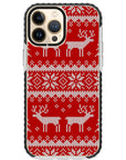 Ugly Sweater Red White Impact iPhone Case