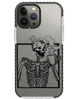 Coffee Skeleton Impact iPhone Case