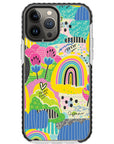 Rainbow Patches Impact iPhone Case