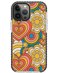 Colorful 70's Pattern Impact iPhone Case