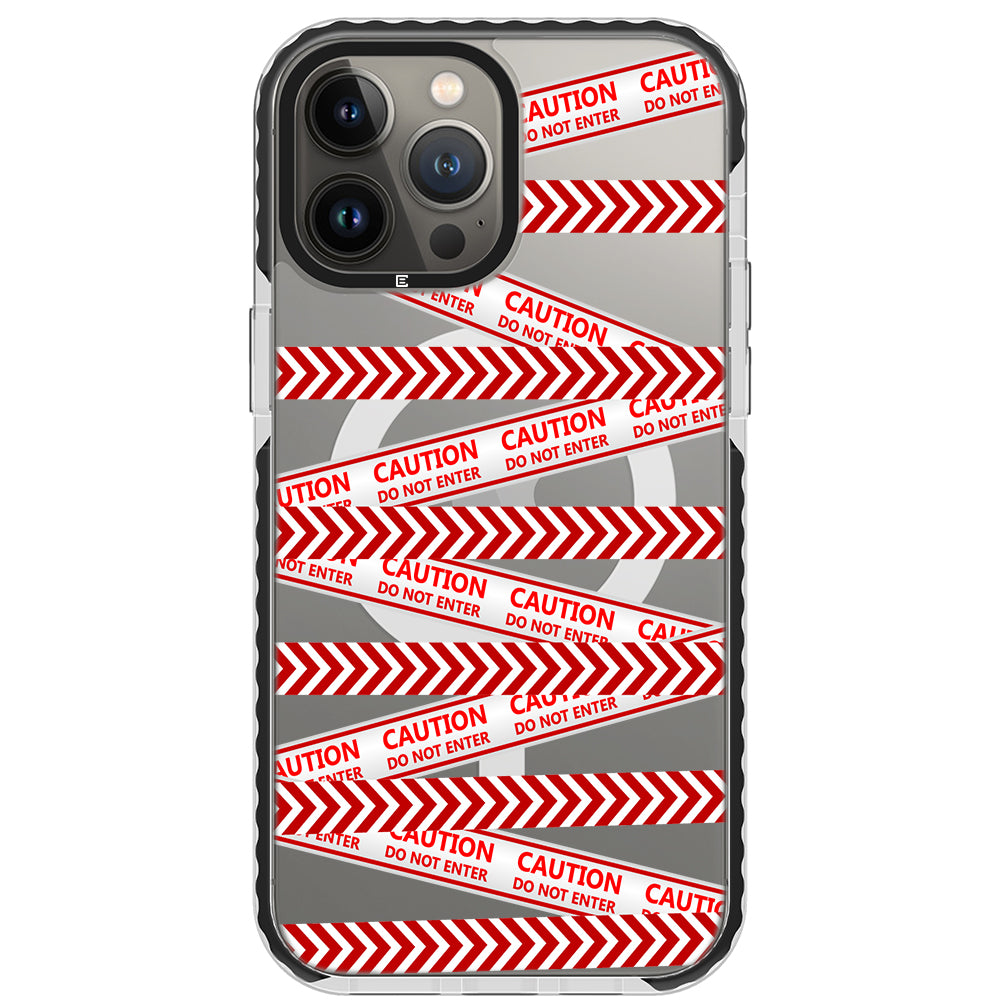 Caution Impact iPhone Case