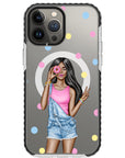 Donut Girl iPhone Case