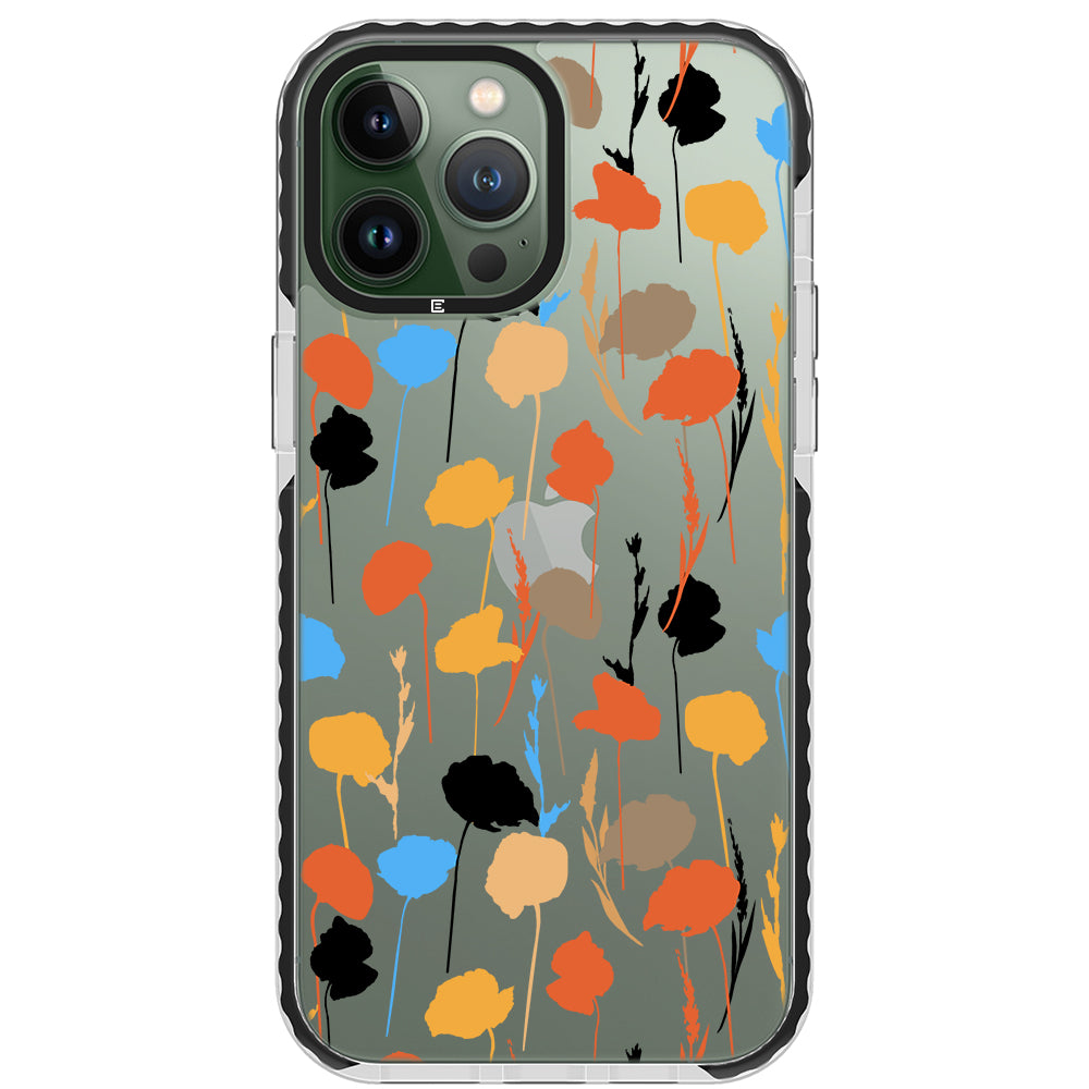 Abstract Fall Flowers Impact iPhone Case