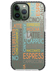 Coffee Names Impact iPhone Case