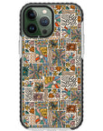 Spring Groovy Pattern Impact iPhone Case