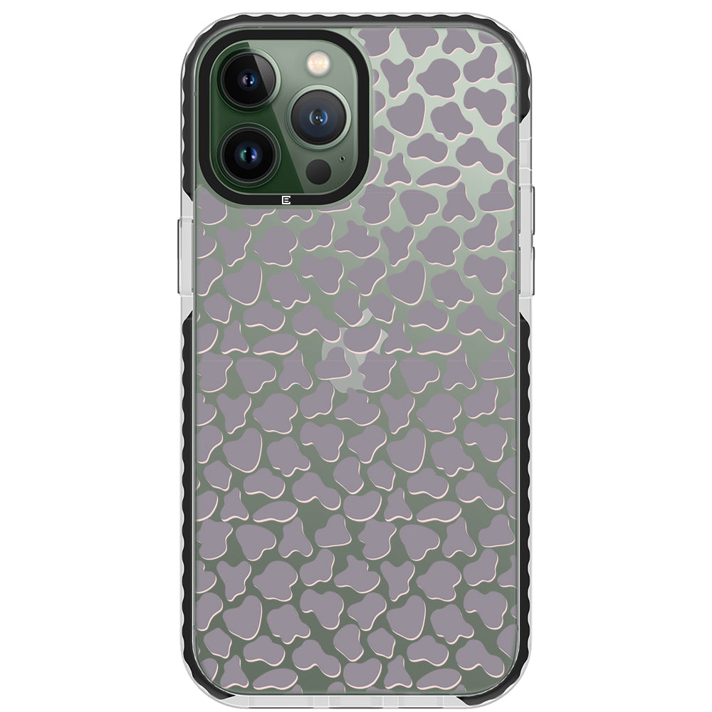 Gray Cow Print Phone Case