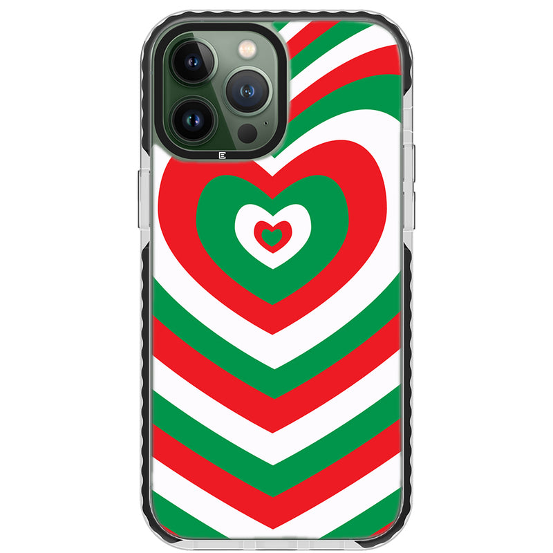 Candy Cane Impact iPhone Case
