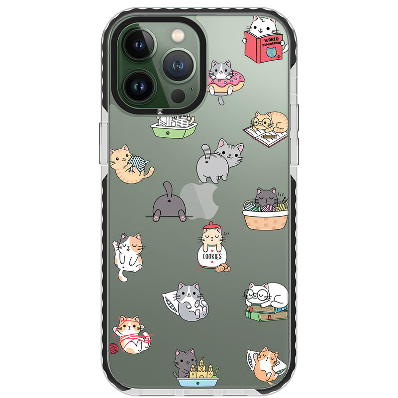 Funny Kawaii Kittens iPhone Case