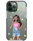 Donut Girl iPhone Case