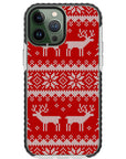 Ugly Sweater Red White Impact iPhone Case