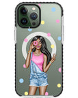 Donut Girl iPhone Case