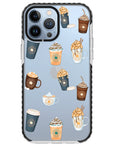 Pumpkin Spice Latte Collage iPhone Case