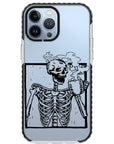 Coffee Skeleton Impact iPhone Case