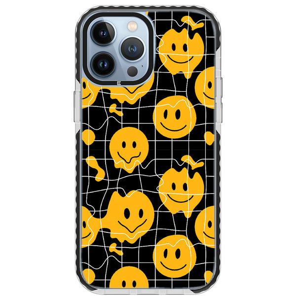 Grid Smiley  Impact iPhone Case