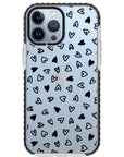 Little Hearts Impact iPhone Case