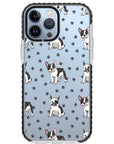 Frenchies Paws Collage Impact iPhone Case