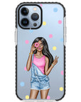 Donut Girl iPhone Case