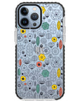 Minimal Scandinavian Flowers Impact iPhone Case