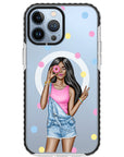 Donut Girl iPhone Case