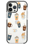 Pumpkin Spice Latte Collage iPhone Case