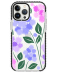 Ageratum Floral Impact iPhone Case