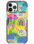 Rainbow Patches Impact iPhone Case