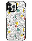 Minimal Scandinavian Flowers Impact iPhone Case