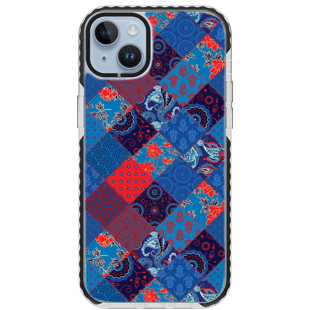 Paisley Patch Impact iPhone Case