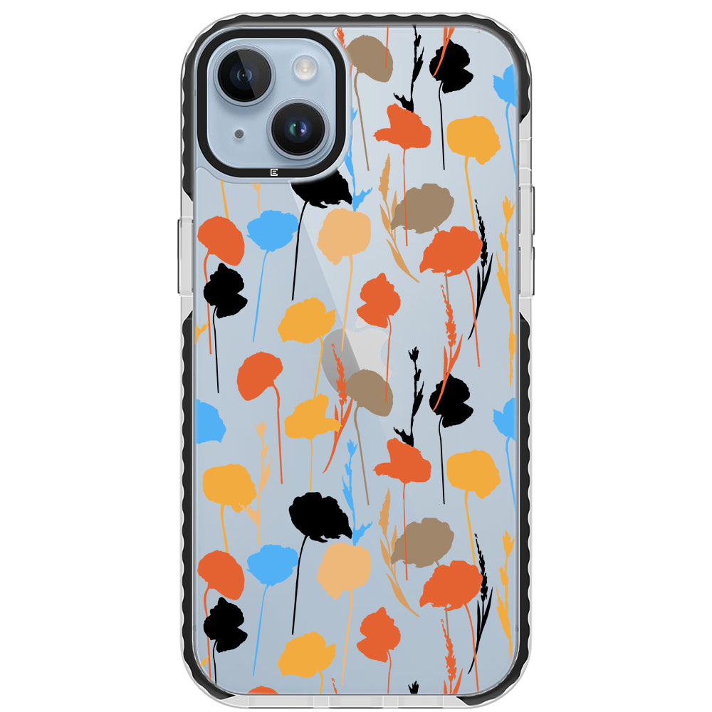 Abstract Fall Flowers Impact iPhone Case