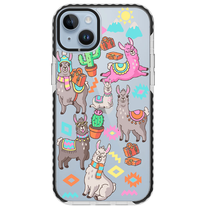 Colorful Alpaca iPhone Case