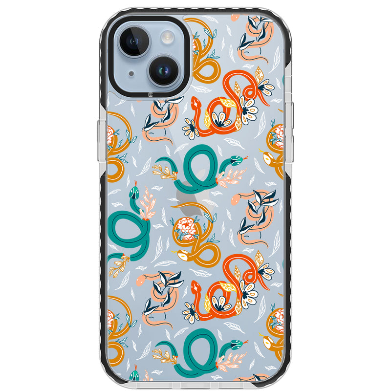 Colorful Snakes Impact iPhone Case