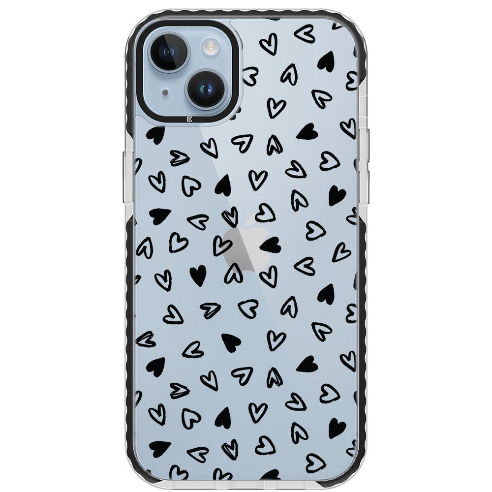 Little Hearts Impact iPhone Case