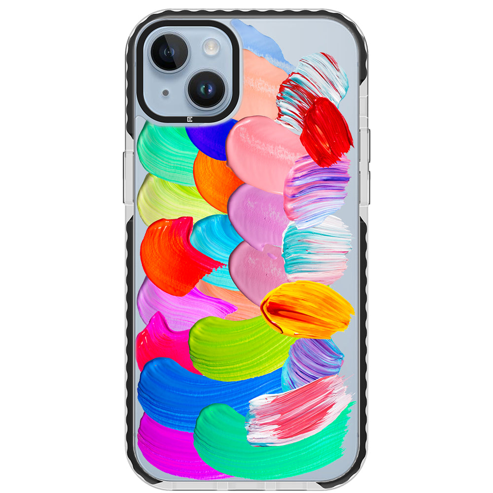 Paint Strokes Impact iPhone Case