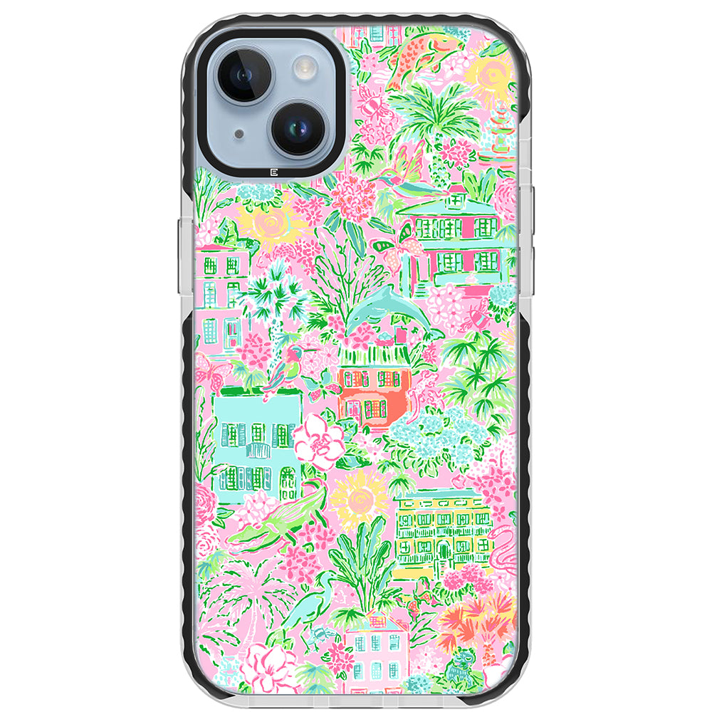 Preppy Town Impact iPhone Case