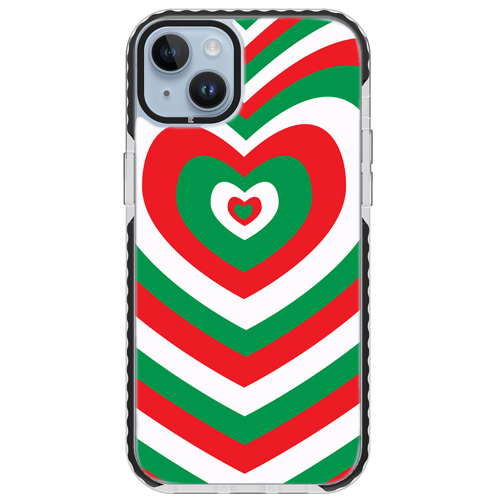 Candy Cane Impact iPhone Case